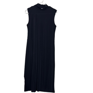 Vintage Jessica maxi dress size 14 knit Ladies sleeveless black spandex blend